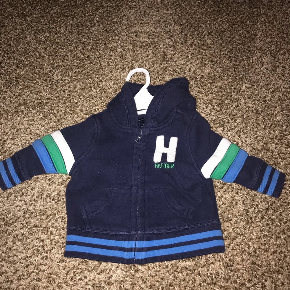 Blue and green Tommy Hilfiger Sweatshirt